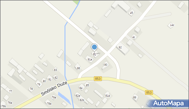 Smólsko Duże, Smólsko Duże, 91, mapa Smólsko Duże