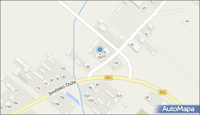 Smólsko Duże, Smólsko Duże, 91a, mapa Smólsko Duże
