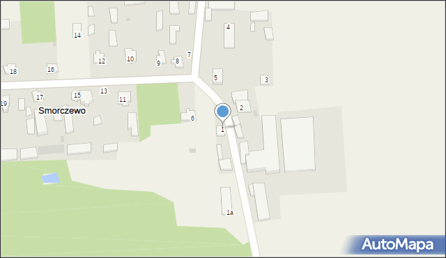 Smorczewo, Smorczewo, 1, mapa Smorczewo