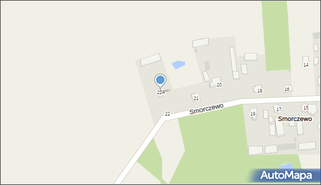 Smorczewo, Smorczewo, 22A, mapa Smorczewo