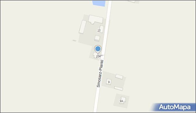 Smosarz-Dobki, Smosarz-Pianki, 10A, mapa Smosarz-Dobki