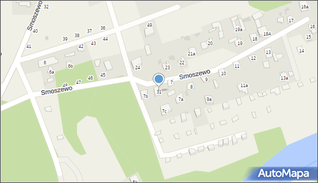 Smoszewo, Smoszewo, 31, mapa Smoszewo