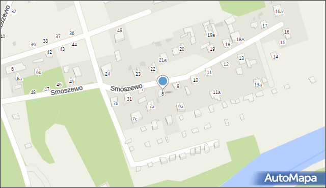 Smoszewo, Smoszewo, 8, mapa Smoszewo