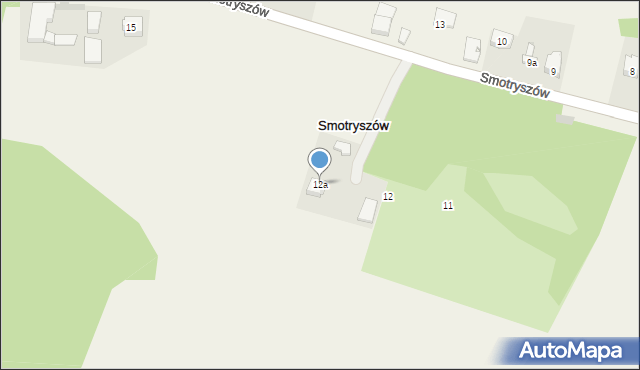 Smotryszów, Smotryszów, 12a, mapa Smotryszów