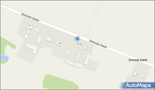 Smrock-Dwór, Smrock-Dwór, 2, mapa Smrock-Dwór
