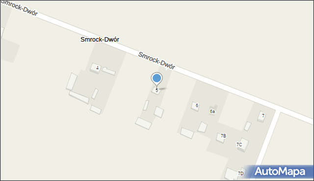 Smrock-Dwór, Smrock-Dwór, 5, mapa Smrock-Dwór