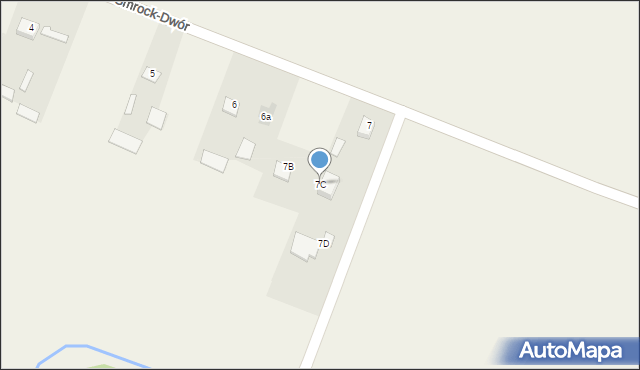 Smrock-Dwór, Smrock-Dwór, 7C, mapa Smrock-Dwór