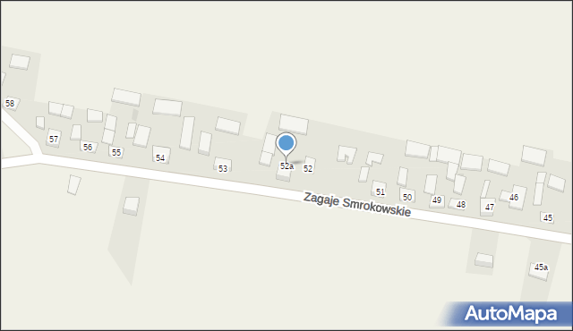 Smroków, Smroków, 52a, mapa Smroków