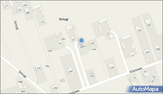 Smugi, Smugi, 13C, mapa Smugi