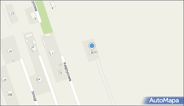 Smugi, Smugi, 20, mapa Smugi