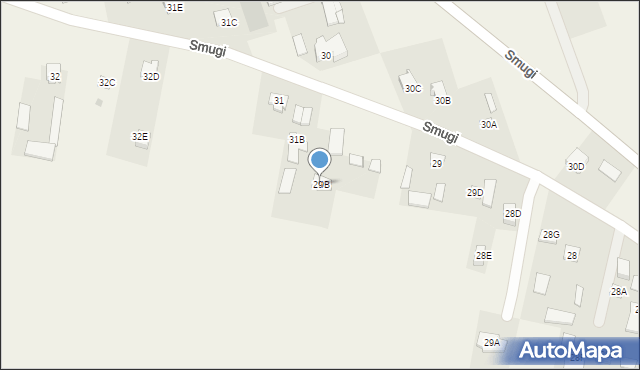 Smugi, Smugi, 29B, mapa Smugi