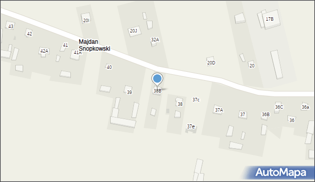 Smugi, Smugi, 38B, mapa Smugi