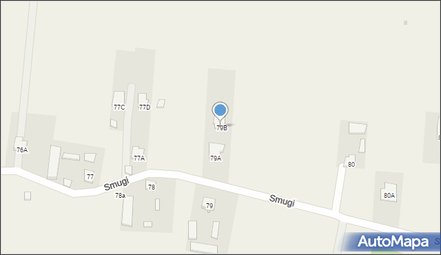 Smugi, Smugi, 79B, mapa Smugi