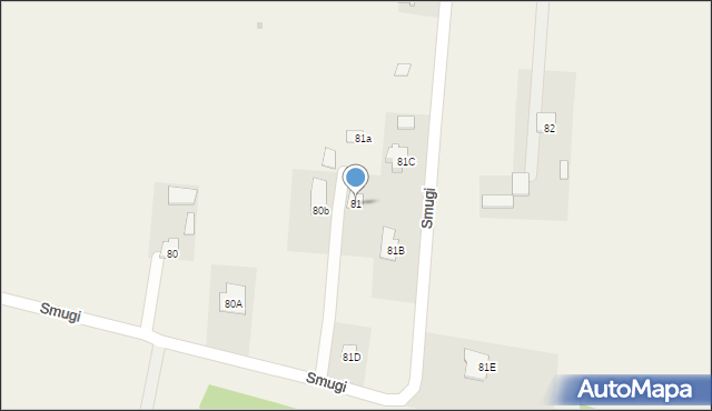 Smugi, Smugi, 81, mapa Smugi