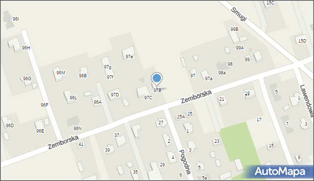 Smugi, Smugi, 97B, mapa Smugi