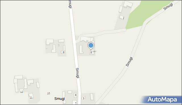 Smugi, Smugi, 4, mapa Smugi