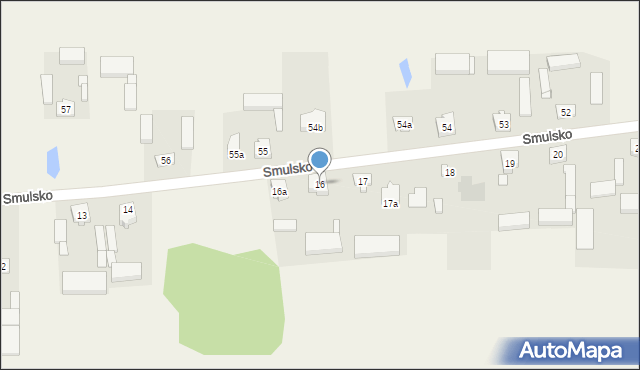 Smulsko, Smulsko, 16, mapa Smulsko