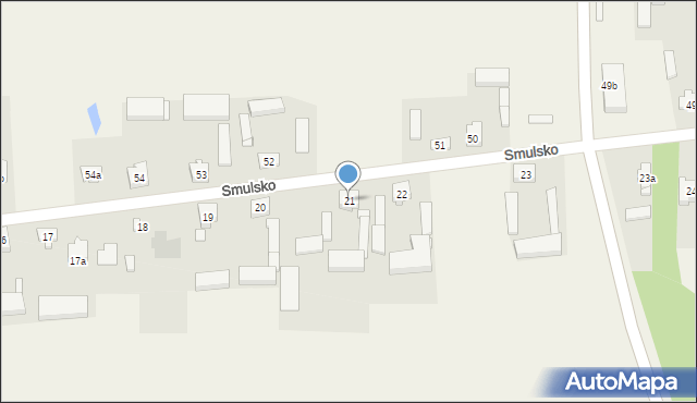 Smulsko, Smulsko, 21, mapa Smulsko