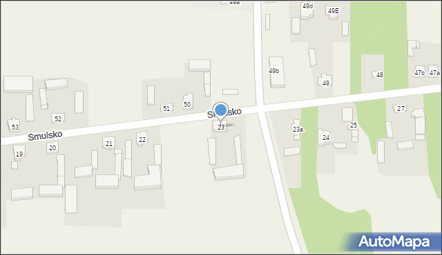 Smulsko, Smulsko, 23, mapa Smulsko