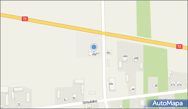 Smulsko, Smulsko, 49a, mapa Smulsko