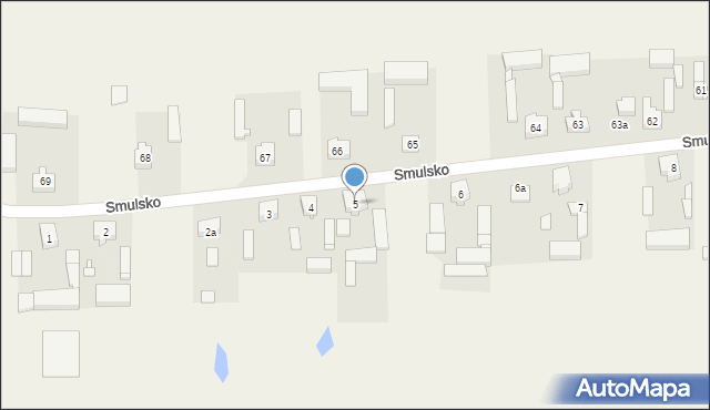 Smulsko, Smulsko, 5, mapa Smulsko