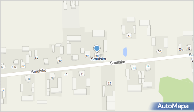 Smulsko, Smulsko, 58, mapa Smulsko