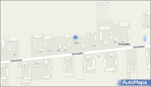 Smulsko, Smulsko, 61, mapa Smulsko