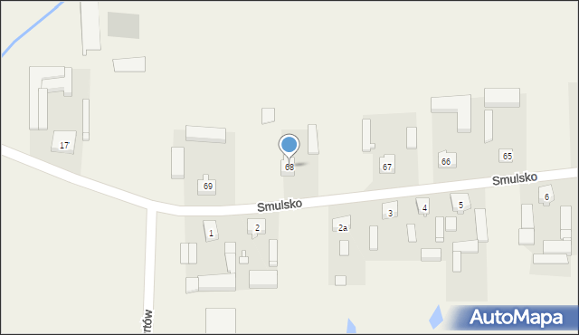 Smulsko, Smulsko, 68, mapa Smulsko