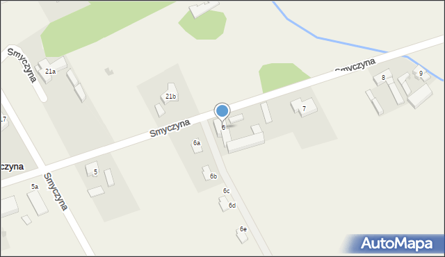 Smyczyna, Smyczyna, 6, mapa Smyczyna