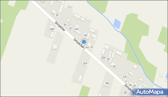 Smyków, Smyków, 3, mapa Smyków
