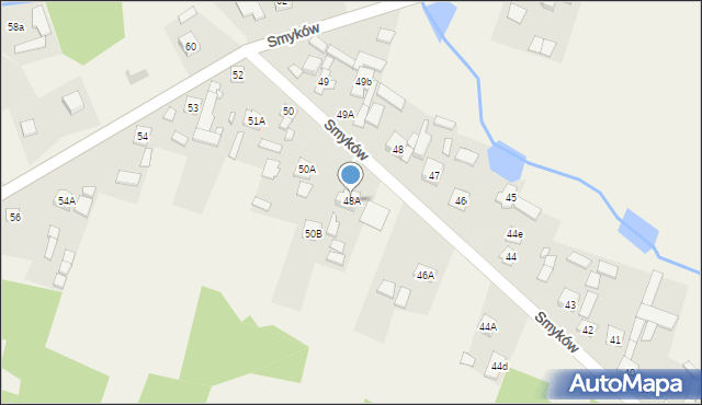 Smyków, Smyków, 48A, mapa Smyków