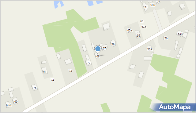 Smyków, Smyków, 68, mapa Smyków