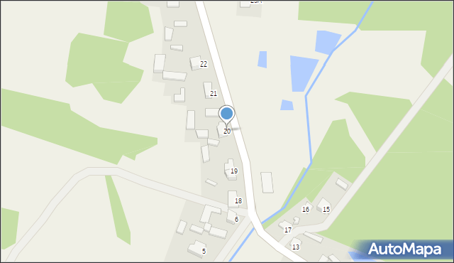 Smyków, Smyków, 20, mapa Smyków