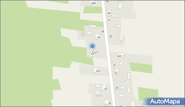 Smyków, Smyków, 43, mapa Smyków