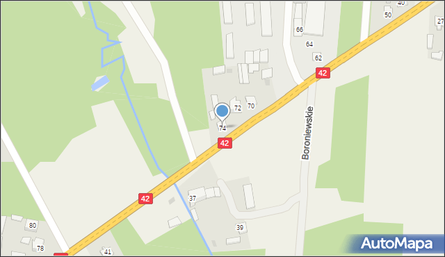 Smyków, Smyków, 74, mapa Smyków