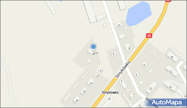 Smykówko, Smykówko, 19, mapa Smykówko