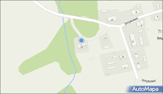 Smykowo, Smykowo, 14, mapa Smykowo