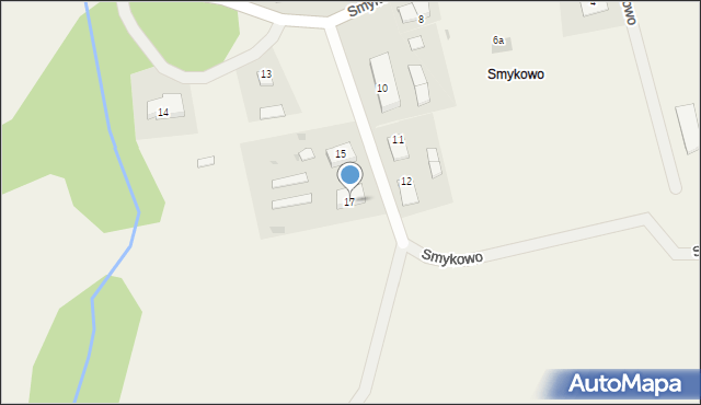Smykowo, Smykowo, 17, mapa Smykowo