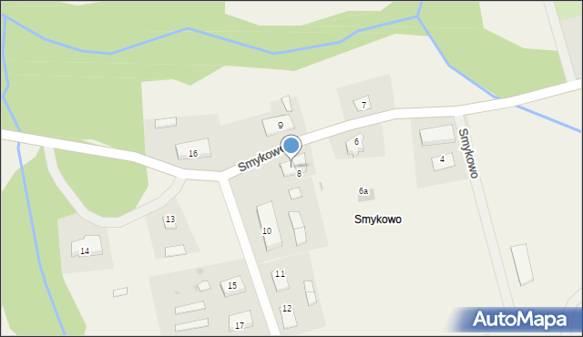 Smykowo, Smykowo, 8b, mapa Smykowo