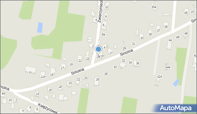 Sochaczew, Smolna, 25, mapa Sochaczew