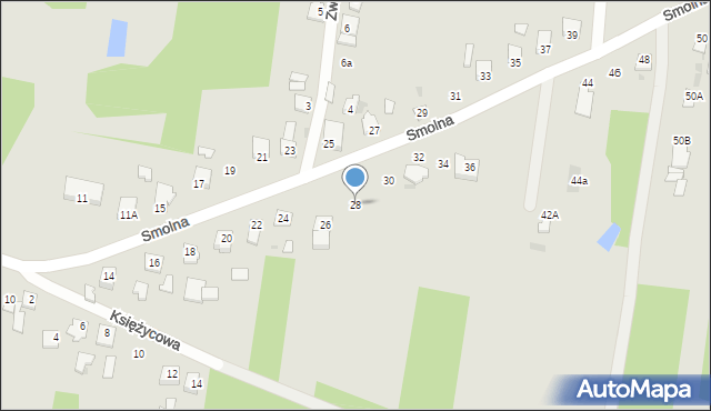 Sochaczew, Smolna, 28, mapa Sochaczew