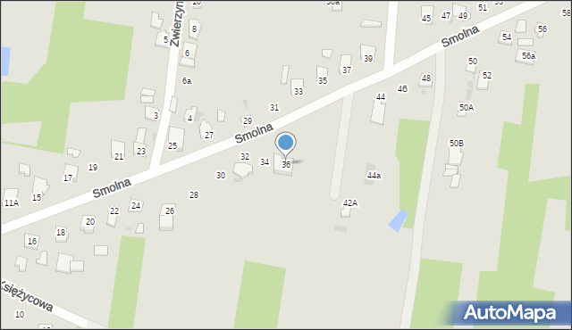 Sochaczew, Smolna, 36, mapa Sochaczew