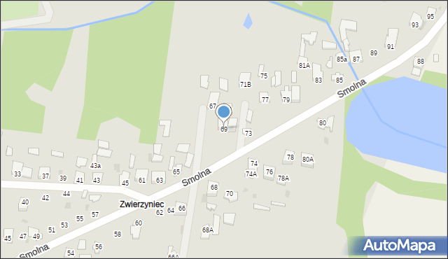 Sochaczew, Smolna, 69, mapa Sochaczew