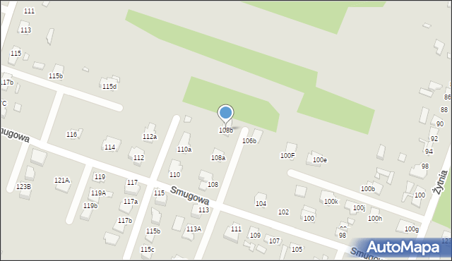 Starachowice, Smugowa, 108b, mapa Starachowic
