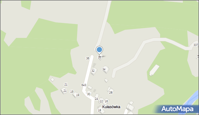 Sucha Beskidzka, Smolikówka, 35, mapa Sucha Beskidzka