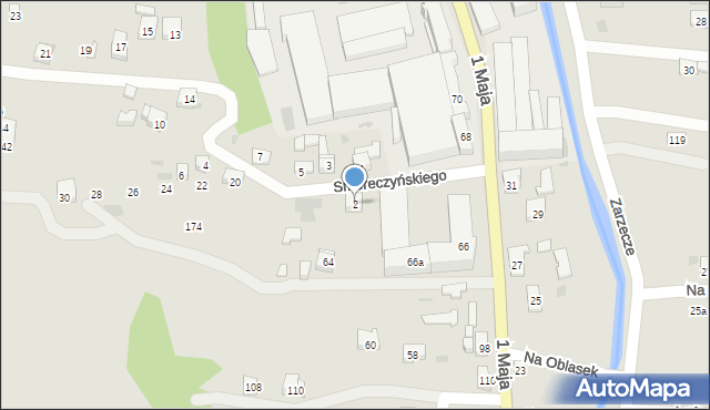 Sułkowice, Smereczyńskiego, 2, mapa Sułkowice