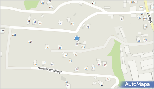 Sułkowice, Smereczyńskiego, 27, mapa Sułkowice