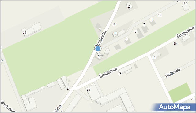 Święciechowa, Śmigielska, 6, mapa Święciechowa
