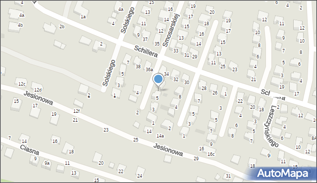 Tarnów, Smosarskiej Jadwigi, 7, mapa Tarnów