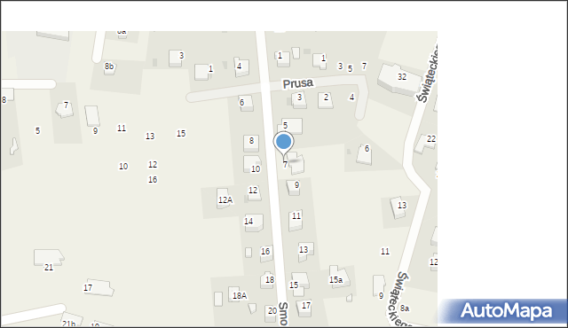 Tenczynek, Smoczyńskiego Wincentego, ks., 7, mapa Tenczynek